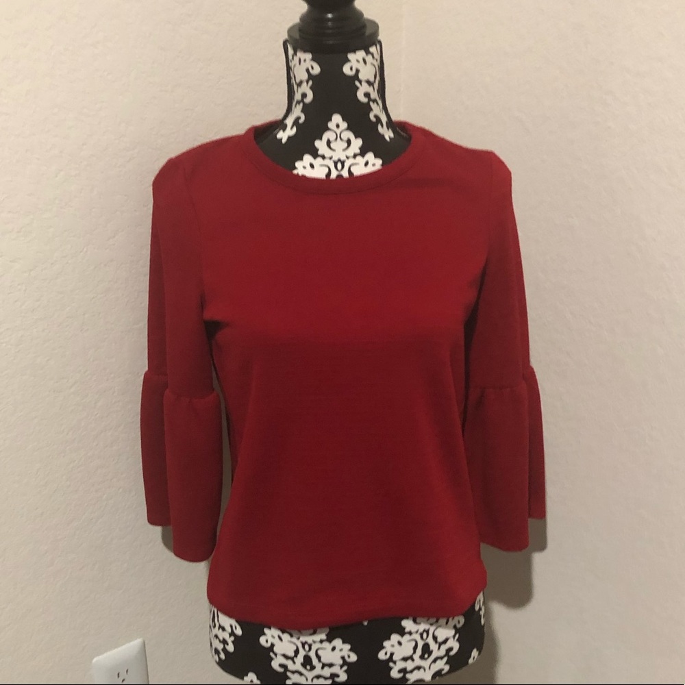 Zara Bell Sleeve blouse